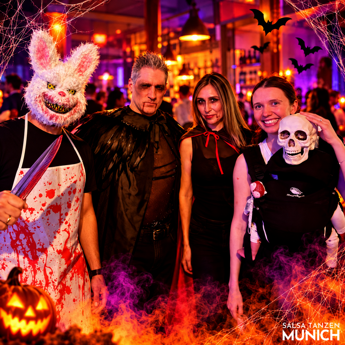 Halloween Salsa & Bachata Party München – 31.10.2026 / Merengue Workshop für Alle Levels 🎃🎃